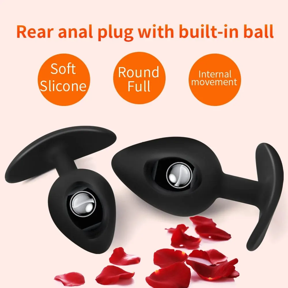 1pc Plug anale in silicone Palline integrate da principiante a senior Glutei G-Spot Massaggio Giocattoli adulti del sesso — image 2