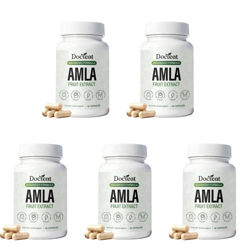 Κάψουλες Docteat Amla Fruit Extract Κάψουλες ανοσοποιητικής λειτουργίας Υποστήριξη για την υγεία του δέρματος με βιταμίνη C B3 CoQ10 PQQ 60 κάψουλες — image 11