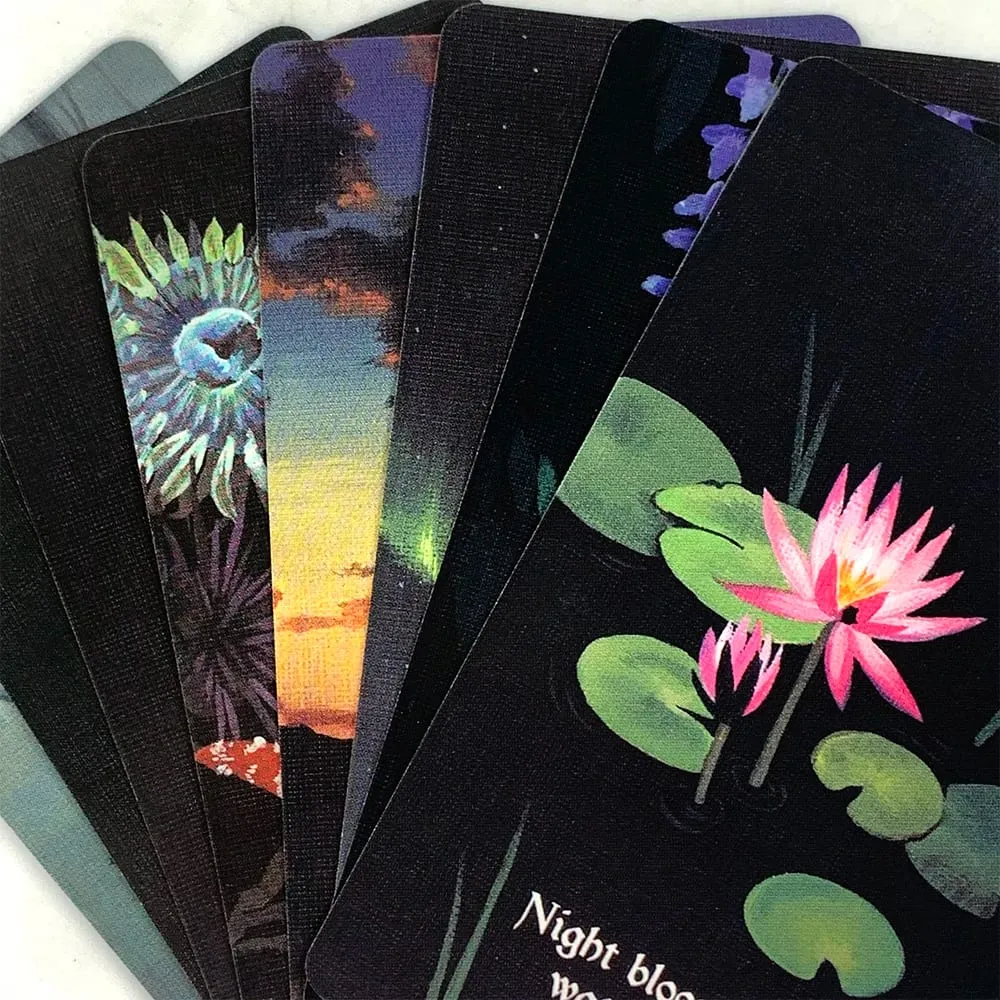 Nová Nocturna Oracle Deck A 48 ks karet Oracle Mystické umělecké dílo Odolné a přenosné Perfektní pro duchovní vedení a sběratele — image 4