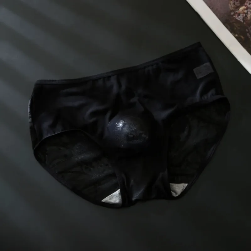 남자 레오파드 얼룩말 레이스 브리프 3D 윤곽 주머니 고층 언더 팬츠 고탄력 섹시한 남성 속옷 통기성 스포츠 팬티 — image 22