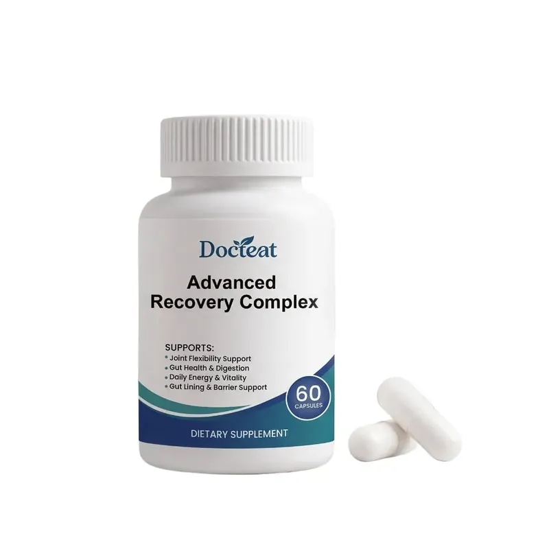 Phức hợp phục hồi nâng cao 60 viên với L Glutamine Glycine Lysine Enzyme tiêu hóa cho sức khỏe đường ruột Hỗ trợ sức khỏe hàng ngày