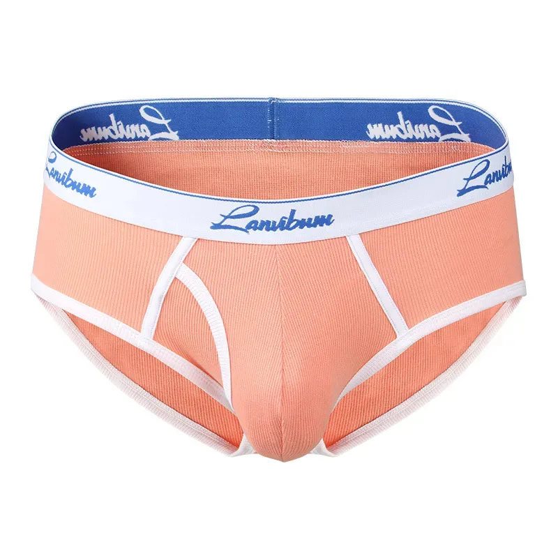 1/3 Buah Pakaian Dalam Pria Baru Celana Dalam Pemuda Warna Polos Sejuk Katun Benang Pinggang Tengah Celana Segitiga Pria — image 30