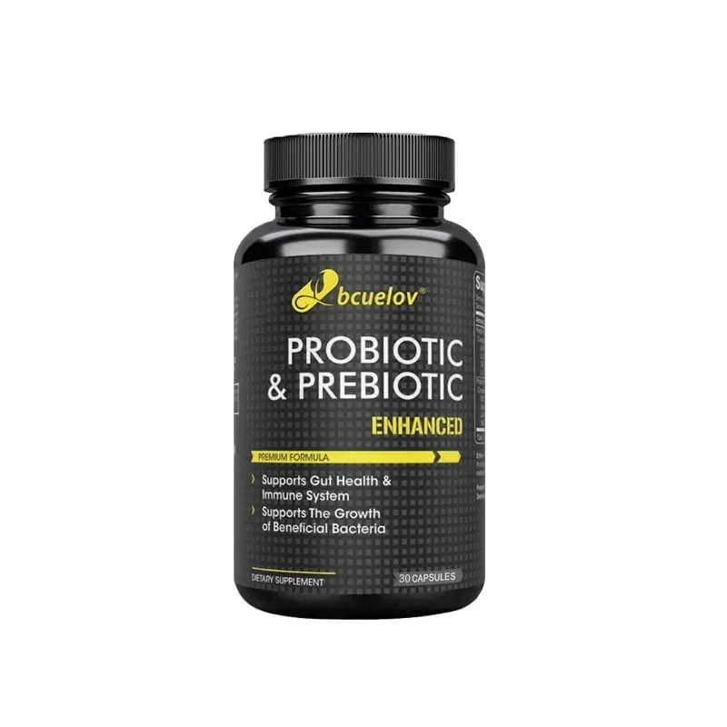 Les probiotiques et les prébiotiques soutiennent la santé intestinale et le système immunitaire Soulagent la constipation, les ballonnements, la mauvaise haleine, l'acné et les imperfections.