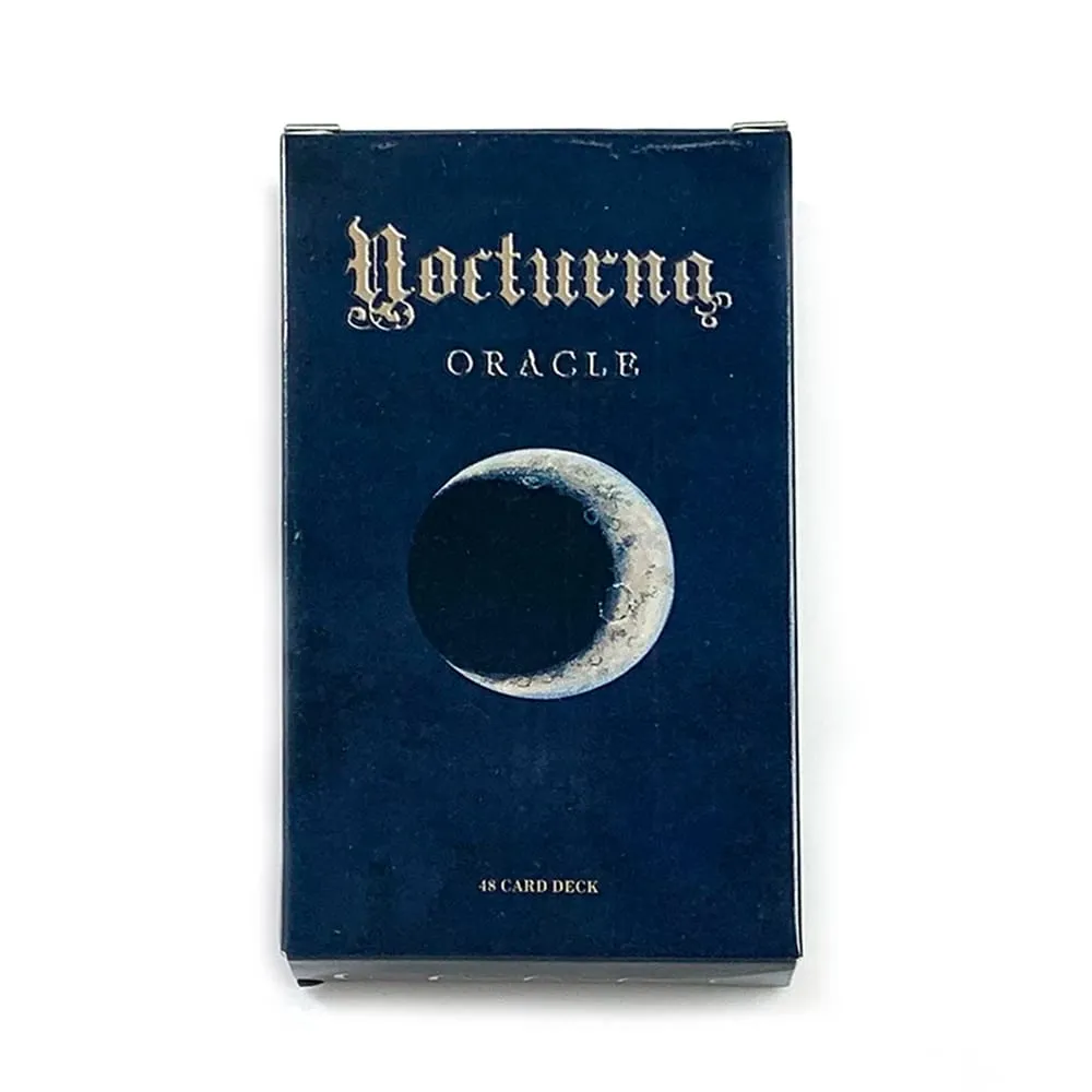 Nová Nocturna Oracle Deck A 48 ks karet Oracle Mystické umělecké dílo Odolné a přenosné Perfektní pro duchovní vedení a sběratele
