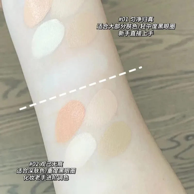 Set Rias Wajah Lengkap Alas Bedak Concealer Cakupan Penuh & Palet Kontur Maquillage Kit Kontur Alami — image 6