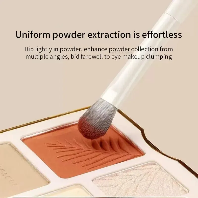 5/8/10 Pièces Pinceaux De Maquillage Pour Les Yeux Naturels Ensemble Détail Fard À Paupières Brosse Pinceau De Maquillage Blanc Ultra Doux Fard À Paupières Eyeliner Outil De Maquillage — image 2