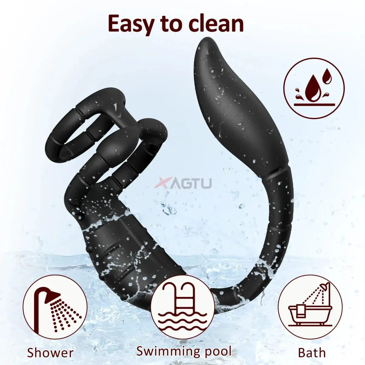 Control por aplicación, tapón Anal vibratorio, anillo para pene, masajeador de próstata para hombres, vibrador Anal Gay, anillo para pene, juguete sexual para adultos para hombres — image 6