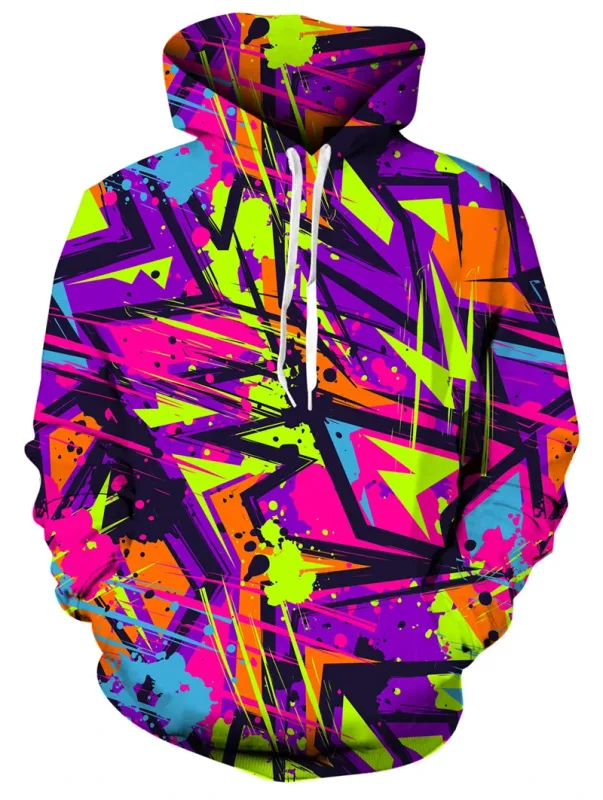 Męskie bluzy z kapturem zwierzęcy nadruk kota 3D wzór z kapturem jesienna bluza z kapturem z kieszenią bluza z kapturem Streetwear luźna wygodna — image 13