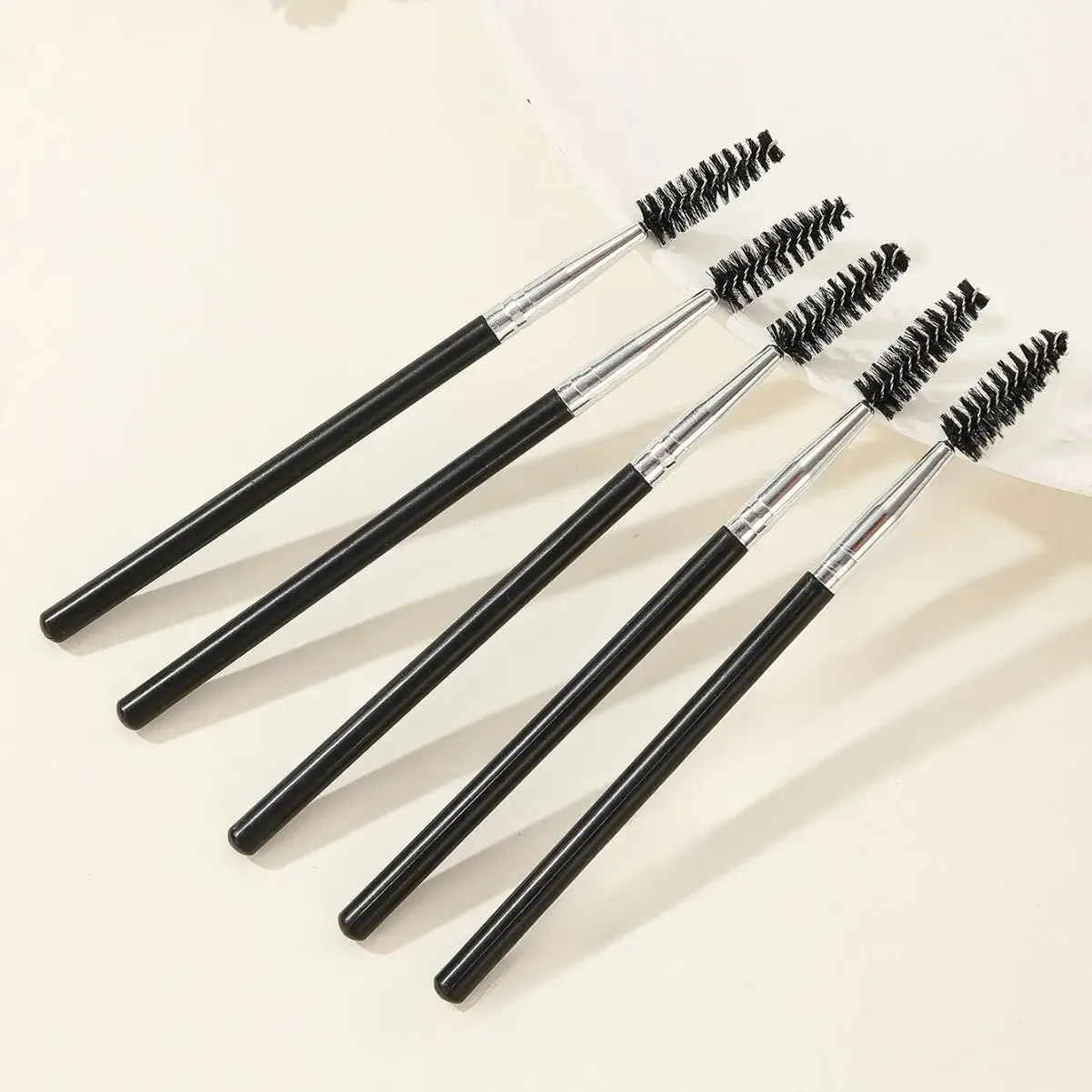 3/5/10PcSoft Brosse À Sourcils Brosse À Cils Professionnel Contour Des Yeux Sourcils Eyeliner Pinceaux De Maquillage Yeux Mélange Pinceaux Cosmétiques — image 5