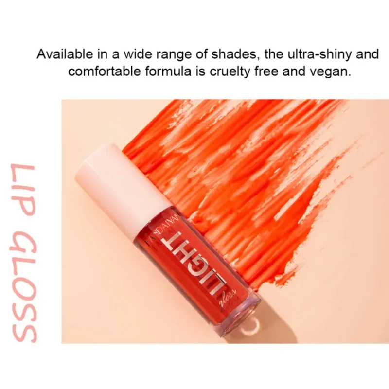 6 PCS Lipgloss Set Liquid Lip Stain Makeup for women Non Stick Cup Mirror Light Lip Glosses Long lasting Lip Gloss Kit Cosmetics — image 3