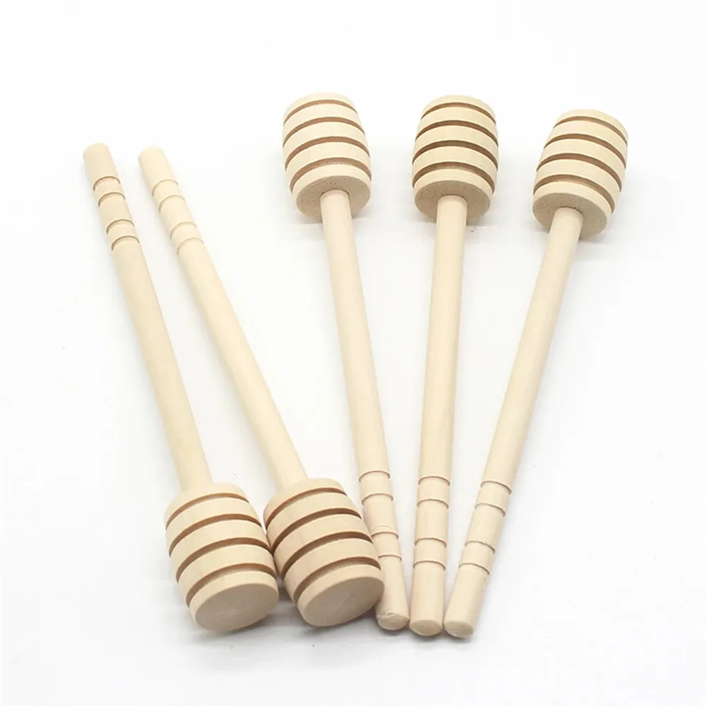 100 ชิ้นไม้น้ำผึ้ง Dipper Stick Server สำหรับน้ำผึ้ง Dispense Drizzle น้ำผึ้ง — image 7