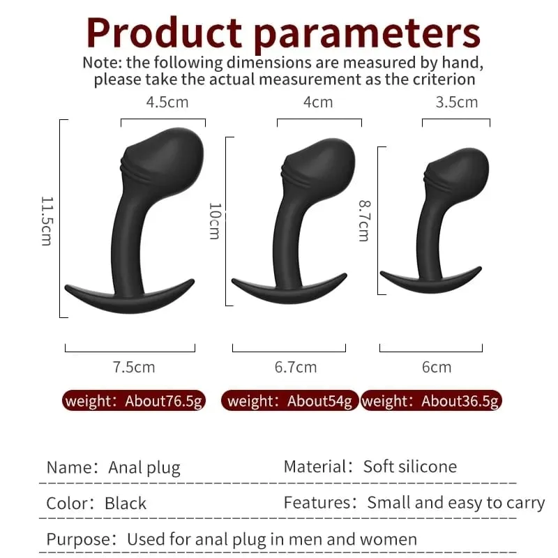 Pallina anale in silicone Dilatatore dell'ano Dildo Spina anale Piccola passeggiata Indossabile Culo Butt Plug Massaggiatore prostatico Giocattoli del sesso per donne Uomini — image 2