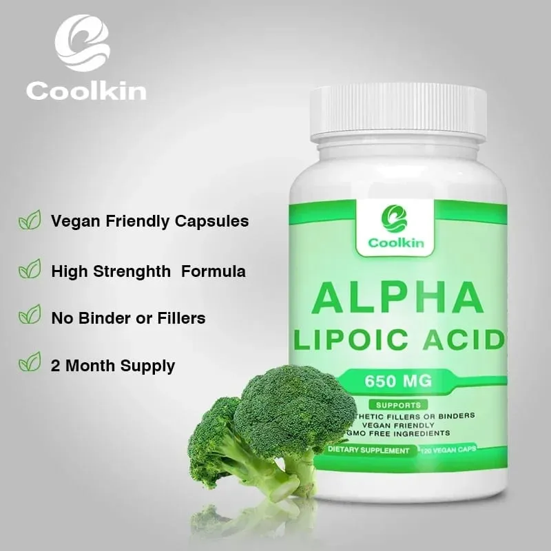 Alfa Lipoik Asit - Sinir Sağlığı Dolaşımı için Beyin Fonksiyonu Biliş Desteği Antioksidan Besin Takviyesi — image 6