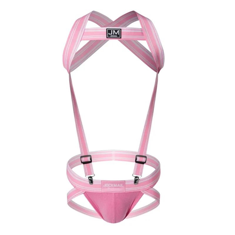 Body Harness Adjustable Elastic Band Detachable Split-type Cotton Men's Sexy Jockstrap Underwear Bodysuit Suspender Jumpsuits — image 27
