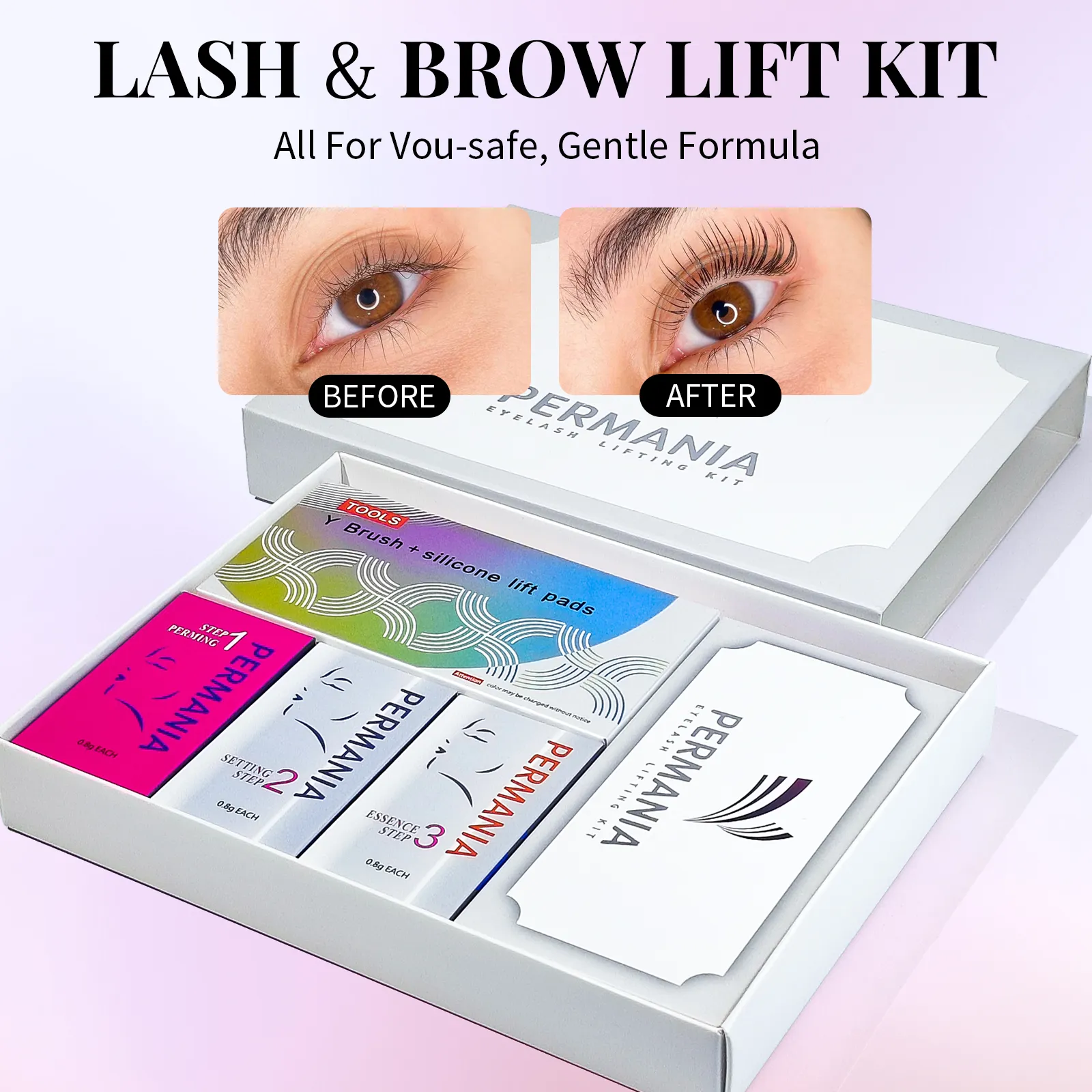 ยาวนาน 5-8 นาที Quick Lash Lifting Eyelash Perm Lash Lift Kit Curling Lashes Eyelash Enhancer เครื่องมือแต่งหน้า Eye — image 7