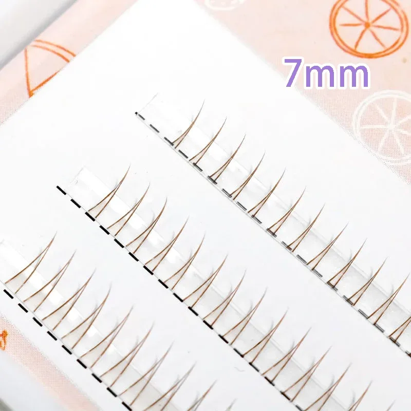 J Curl V Shape Under Eyelash Comic Eye Lashes Natural Bottom Lashes Soft Manga Eyelashes Bunches Eyelash Clusters Korean Makeup — image 11