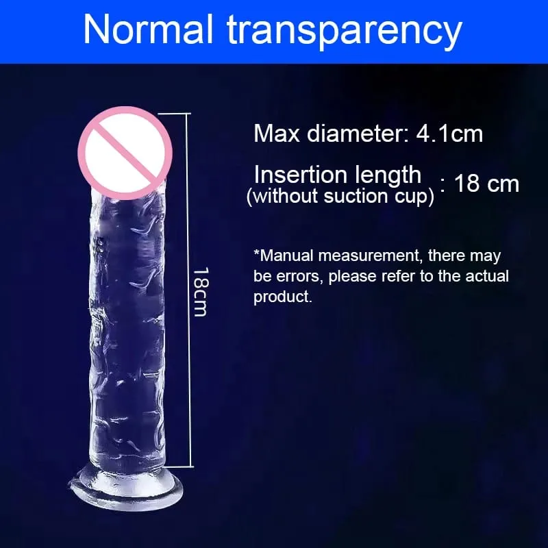 Realistic Dildo Jelly Penis Suction Cup Dildo 7 Size Female Masturbator Clitoral Stimulator Big Dick Lesbian Sex Toys For Women — image 10