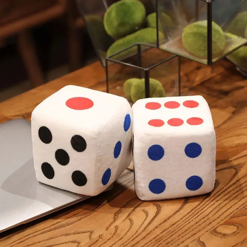 Creative Mahjong Pillow Cushion Chinese Plush Toy Car Chair Backrest Dice Funny Nap Sofa Home Decor Gift Accompanying Decoration — image 7