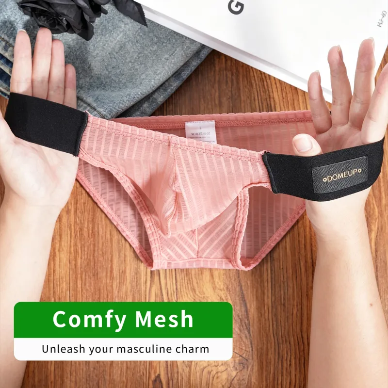 1/2/3PCS Slip da uomo in cotone mercerizzato premium nuovi ultra-sottili traspiranti morbidi come la seta Fitness Gym Abbigliamento quotidiano Biancheria intima da uomo — image 5
