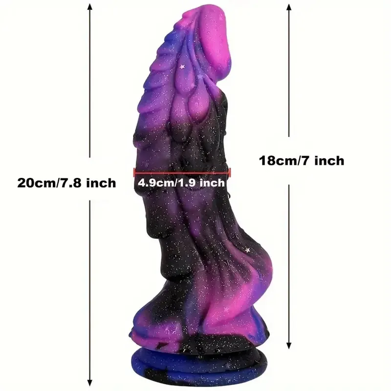 Knotendildo Silikon Penis G-Punkt Stimulation Monsterdildo Analplug für Frauen Drachendildos Prostatamassagegerät Weibliches Sexspielzeug — image 10