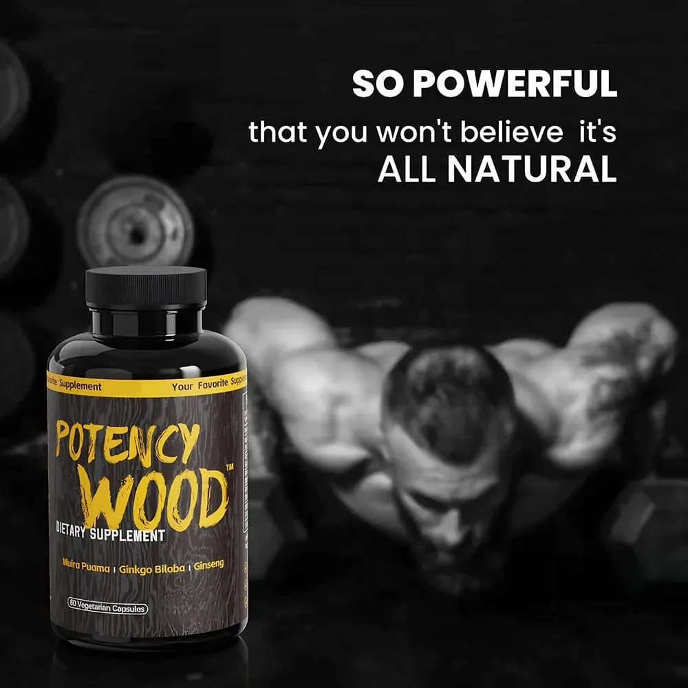 Suplemen Herba Kayu Potensi dengan Ginseng Ashwagandha 60 Kapsul Tenaga Adaptogen Stamina Antioksidan Imun Kesihatan Usus — image 7
