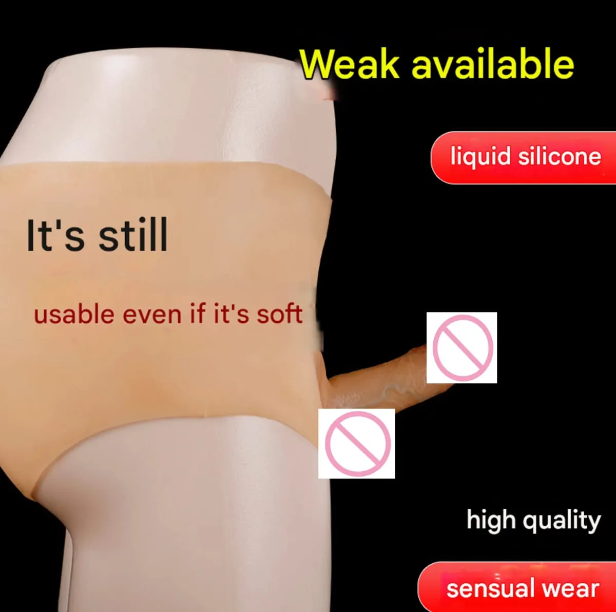 Realistic Hollow Feeling Silicone Skin Dildo Pants soft Penis Sleeve for Couples Strapon Sex toys dick men gay18 Panties Lesbian — image 3