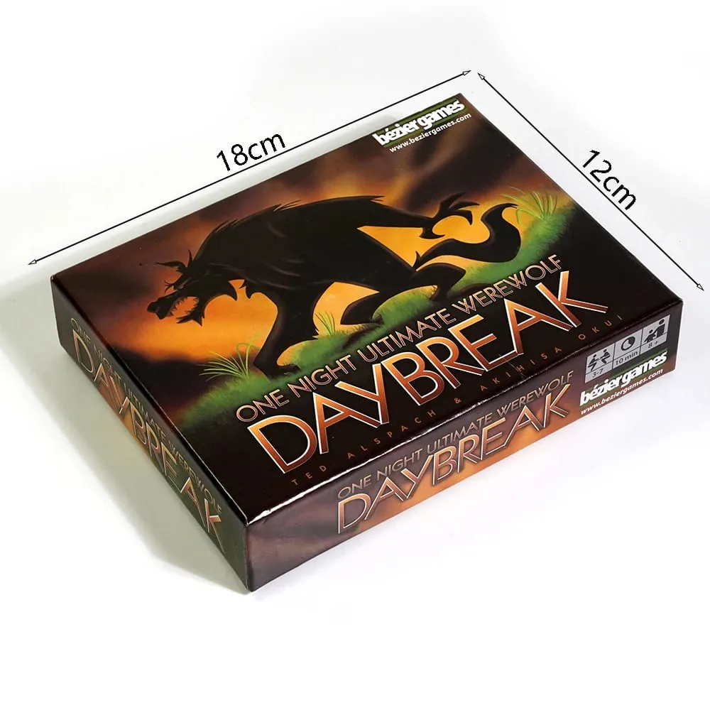 One Night Ultimate Daybreak Grand jeu de cartes familial Jeu rapide et amusant Rôles cachés Bluffing Ultimate Party Game — image 4