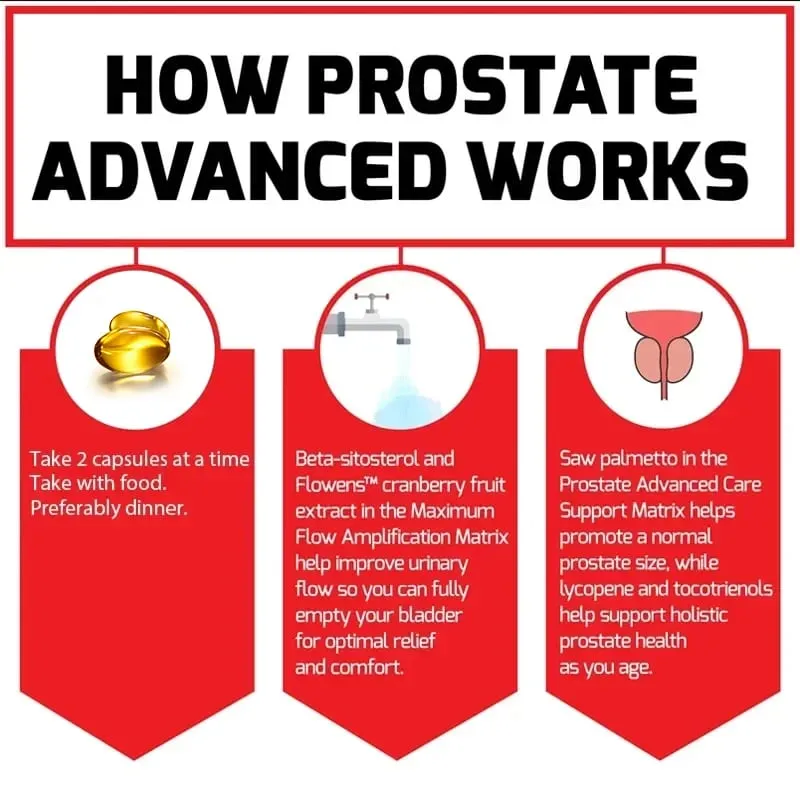 Pokročilý doplněk pro zdraví prostaty pro muže pro snížení nočních výletů do koupelny pro úlevu od močového měchýře a moči — image 5