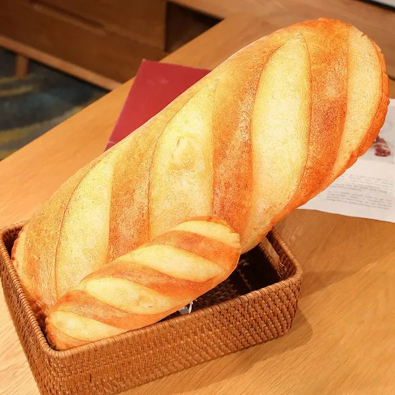50 cm/20 cm Brotkissen Französisches Brot Plüschkissen Gefüllte Druckbilder Lebensmittel Peluche Party Prop Dekor Schlafbegleiter Geschenk — image 4