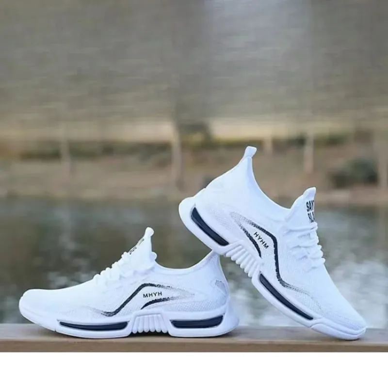 Leisure running shoes new summer Men's trendy breathable sneakers soft sole mesh shoes resistant versatile men sports shoes — image 4