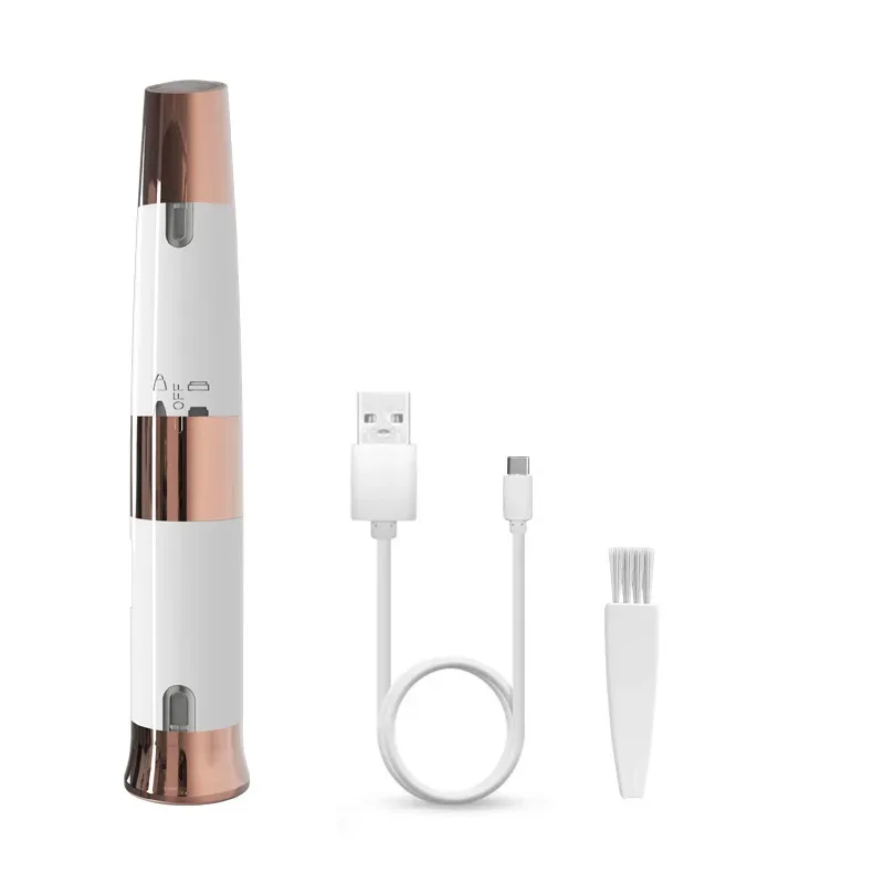 2-in-1 Double Head Women's Shaving Machine Eyebrow Trimmer Electric Eyebrow Trimming Knife Eyebrow Trimming Pen
