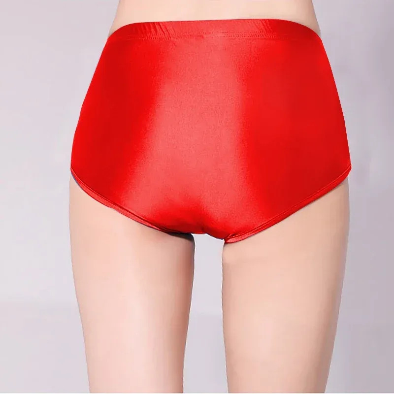 Glossy Seamless Spandex Shorts Silky Smooth Sexy Solid Pants High Waist Tights Biker Running Workout underwear men briefs — image 8