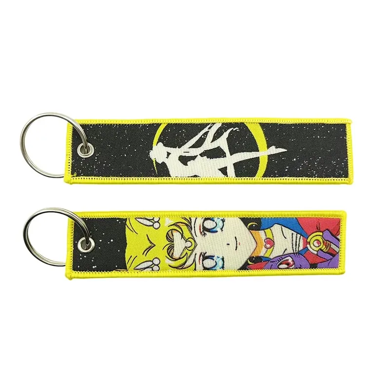 Embroidery Cool Eagle Beak Keychain Lanyard Anime Manga Series Badge Holder USB Pendant Portable Key Lanyard Accessories — image 38