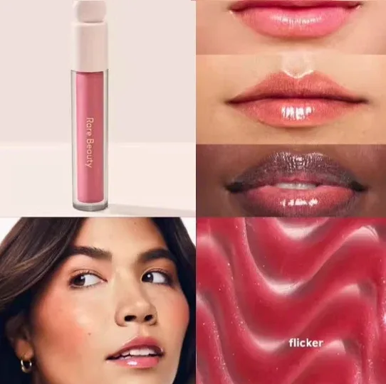 Ensemble de combinaison de rouge à lèvres Rare Beauty, avec Texture Fine scintillante, lèvres hydratantes, douces et lisses, hydrate les lèvres — image 18