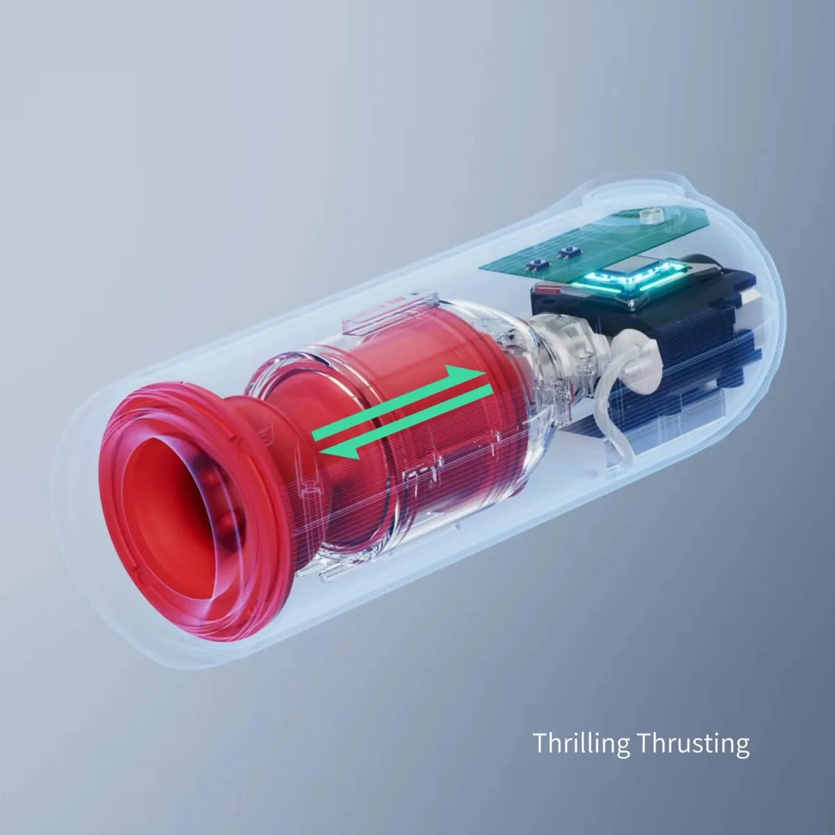 U-Boot Wasserdichter Masturbator 360°Kontraktion Stoßender Penisvibrator Erwachsener männlicher Stroker Sexspielzeug Männer Masturbation — image 2