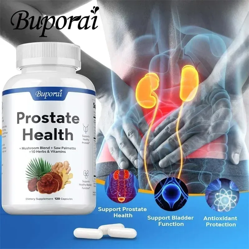 Prostate Health - Prevents Hair Loss Antioxidant Bladder Control Supports Urinary Tract Health Improves Immunity — image 5
