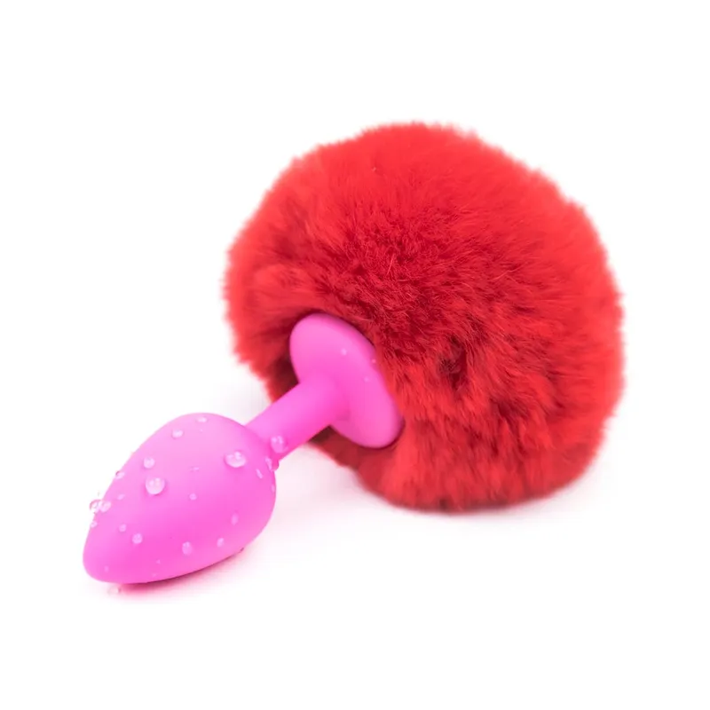 Slicone Butt Plug Behåret Bunny Tail Kanin Hale Glat Anal Plug Cosplay Sødt sexlegetøj til kvinder Erotisk voksenlegetøj Sexprodukter — image 14