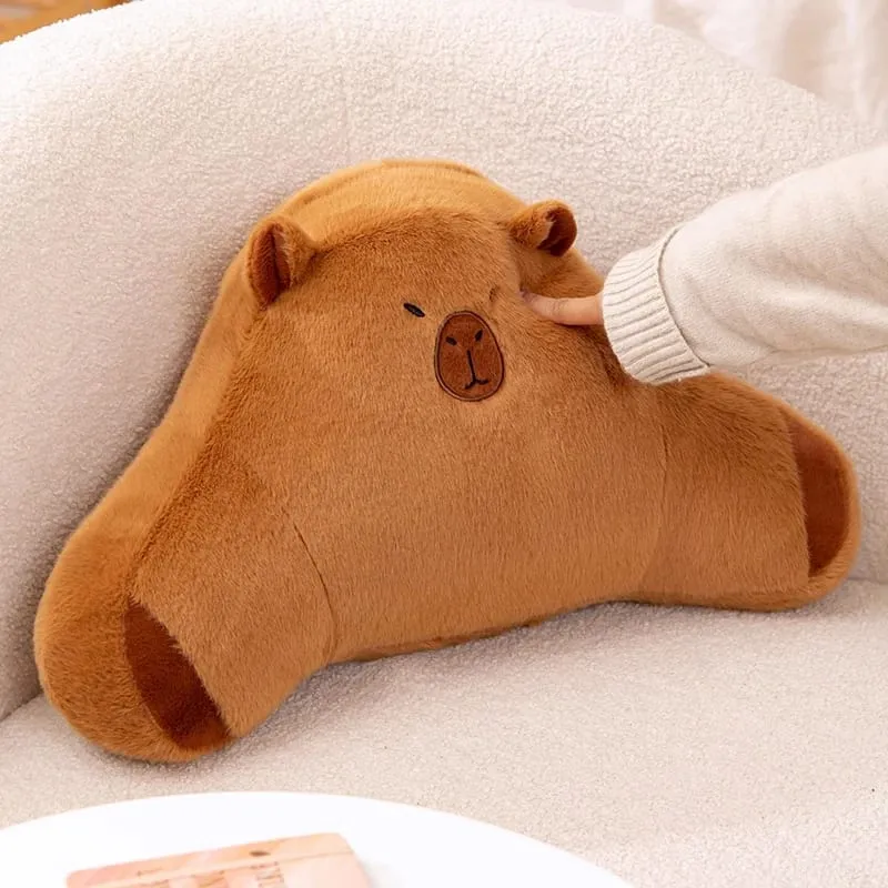 50 cm roztomilý polštář Capybara Pohodlný polštář bederní opěrky do auta Polštář bederní opěrky Vhodné pro domácí i kancelářské použití — image 7