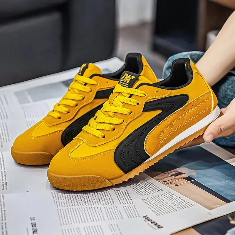 Low-Top Retro German Training Shoes for Men Color-Blocked Breathable Soft-Soled Casual Sneakers — image 2