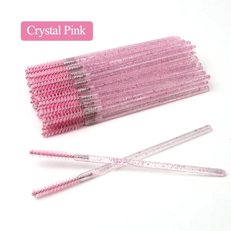 Baguettes de Mascara jetables, brosses à bobines, Micro outil d'extension de cils, maquillage, fourniture de cosmétiques de beauté, 50/100 pièces