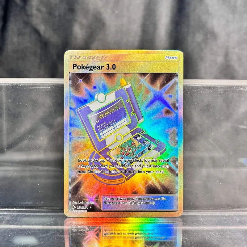 PKM Proxy Thẻ Cổ Điển Charizard Mew Với Ex Đơn Thẻ Bộ Sưu Tập PTCG Suicune Gx Tyranitar Gx Mất Thunder Lá Thẻ — image 15