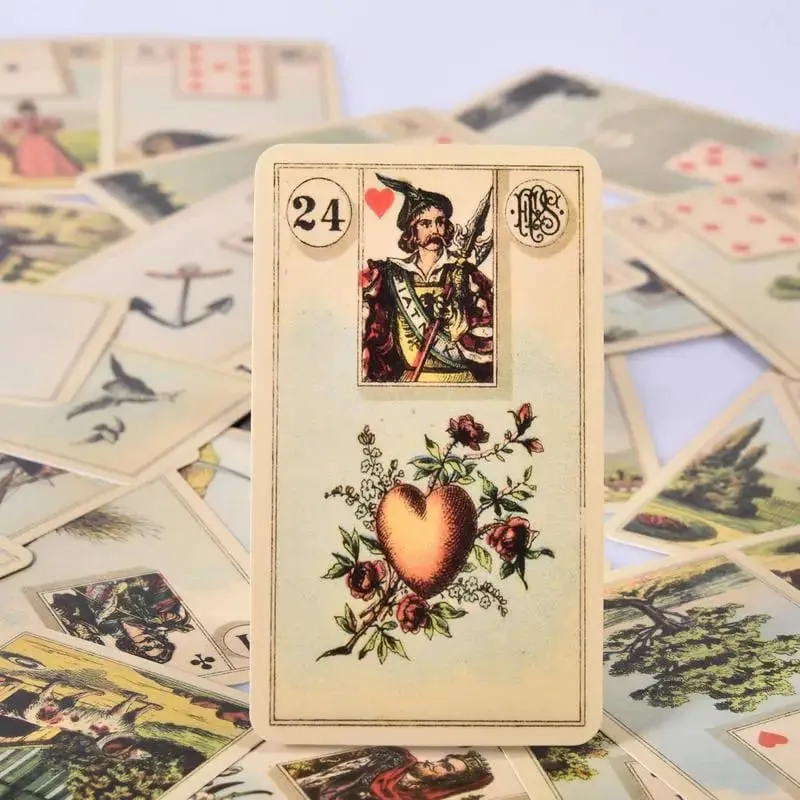 Alat Ramalan Tarot Grand Tableau Lenormand Kartu Oracle 36 Buah Kartu Tarot Pesta Papan Permainan Kartu Peramal Tarot — image 4