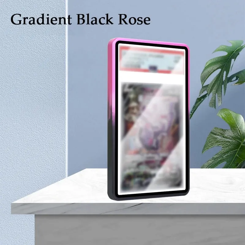 Étui de protection pour cartes classées en alliage d'aluminium, couleur dégradée, pour PSA/BGS, résistant aux UV et aux rayures, support d'affichage pare-chocs pour cartes de commerce — image 13