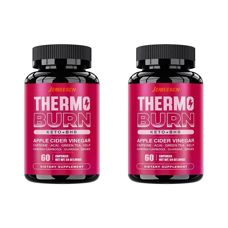 BHB Dietary Capsules with BHB Premium Blend Acai Fruit Green Tea Leaf Anti-carb Diet and Fat Burning Metabolism Boost Detox