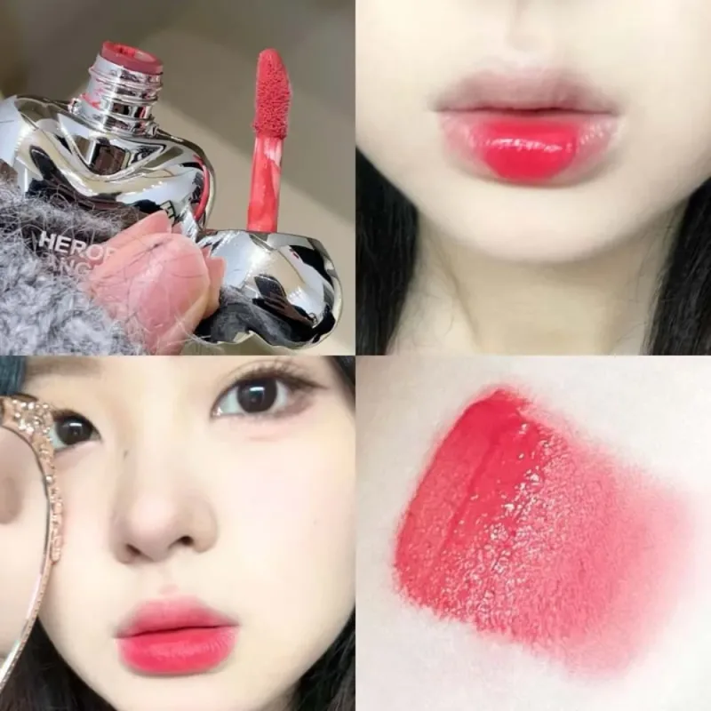 Lucidalabbra opaco a lunga durata a 6 colori Tazza antiaderente Velluto liscio Colore melograno Labbra carnose Impermeabile Smalto per labbra a prova di sbavature — image 2