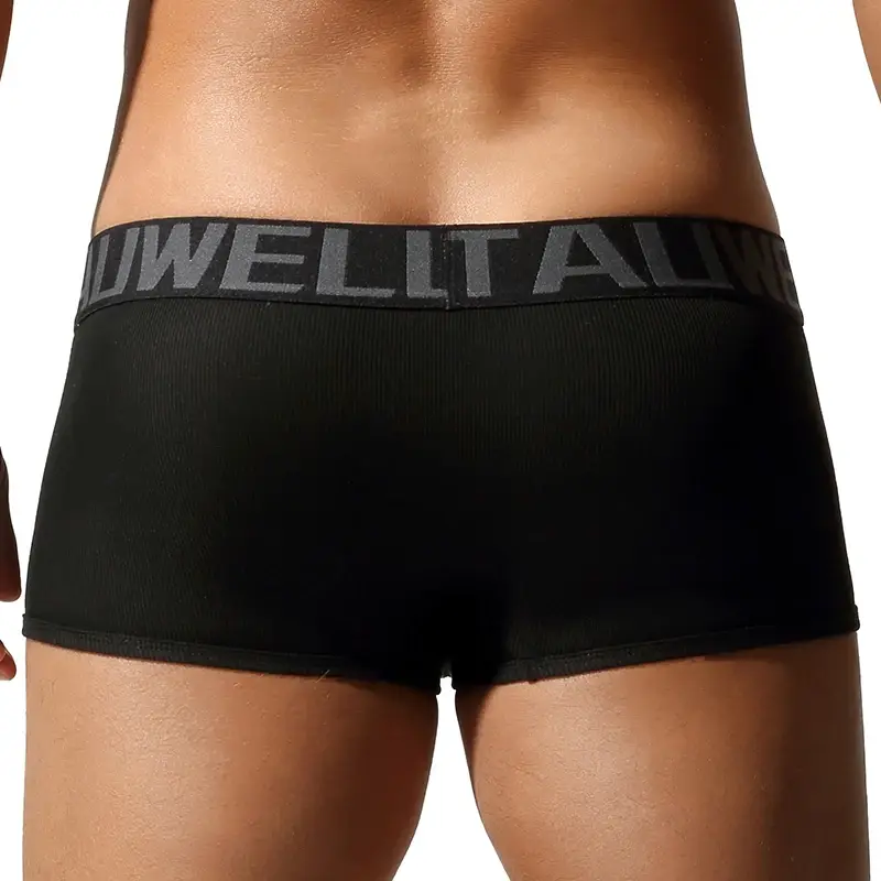 Erkek İç Giyim, Yüksek Kaliteli Boxer Şort, Düz Renk, Yüksek Elastikiyet, Slim Fit, Nefes Alabilir