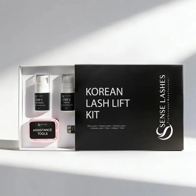 เกาหลี Lash Lift Pro Kit Professional Eyelash Perm Kit สำหรับ Salon & Home ใช้ยกขนตายาวนาน 6-8 สัปดาห์