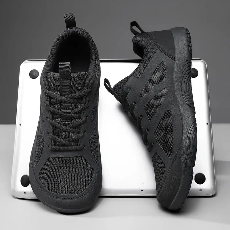 Plus ขนาด Minimalist Barefoot รองเท้าน้ำหนักเบา Breathable Zero Soles ผู้ชายวิ่งรองเท้าผ้าใบกลางแจ้งกว้าง Toe Casual เดินรองเท้า — image 2