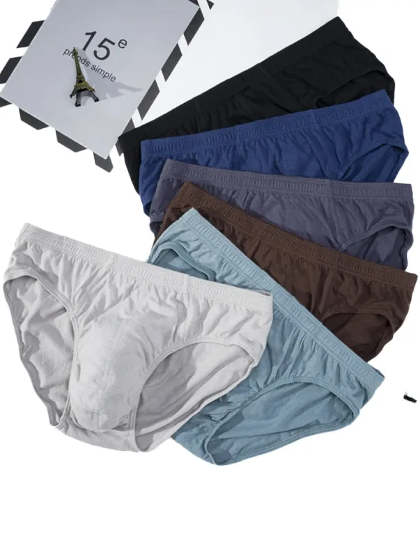 1PC Cotton Briefs Men's Comfortable Underpants Male Breathable Underwear Lingerie Panties Plue Size Xl -5XL — image 4