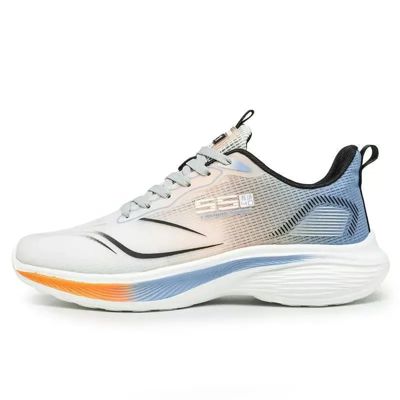 Forår sommer nye mænd afslappede komfortable sko enkle snørebånd Lette herresneakers moderigtige alsidige løbesko — image 9